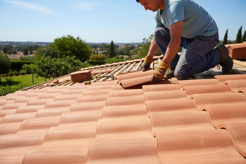 Clay Roof Installation detail